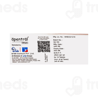 Apentral 40 MG Tablet 10