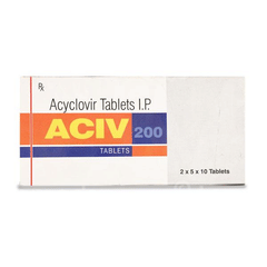 Aciv 200 Mg Tablet 10