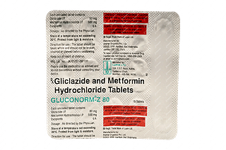 Gluconorm Z 80/500 MG Tablet 15