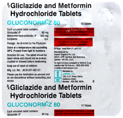 Gluconorm Z 80 Tablet 15