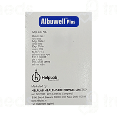 Albuwell Plus Chewable Tablet 1 Albuwell Plus Chewable Tablet 1