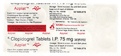 Azplat 75 Mg Tablet 10 Azplat 75 Mg Tablet 10