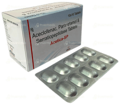 Acetica Sp 100/325/15 Mg Tablet 10