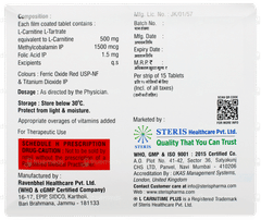 L Carnitime Plus Tablet 15