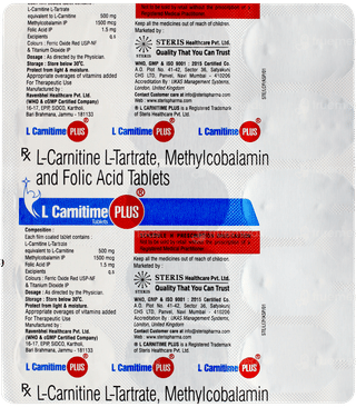 L Carnitime Plus Tablet 15
