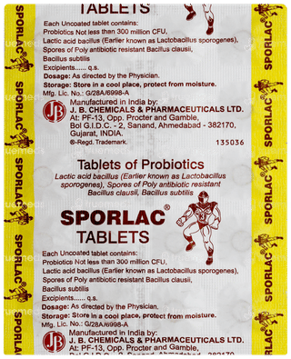Sporlac Tablet 20