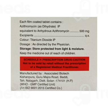 Aziplus 500 MG Tablet 5: Uses, Side Effects, Price & Substitutes