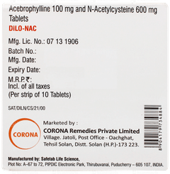 Dilo Nac Tablet 10 Dilo Nac Tablet 10