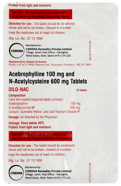 Dilo Nac Tablet 10 Dilo Nac Tablet 10