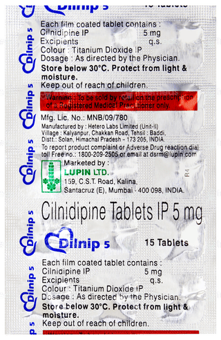 Dilnip 5 Tablet 15