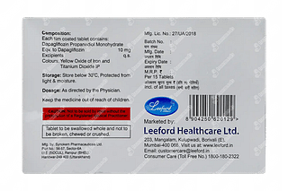 Dapaford 10 MG Tablet 15