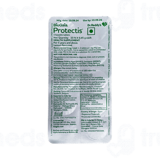 Biogaia Protectis Lemon Flavour Chewable Tablet 10
