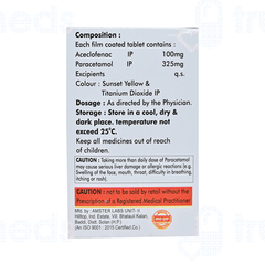Acelic P 100/325 MG Tablet 10 Acelic P 100/325 MG Tablet 10
