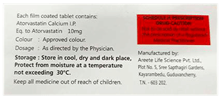 Atarstin 10 Mg Tablet 10