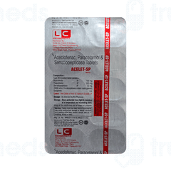 Acelet Sp 100/325/15 MG Tablet 10