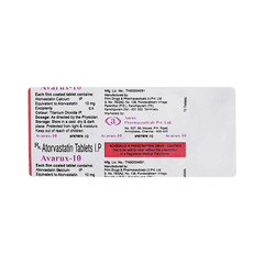 Avarux 10 Mg Tablet 10