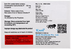 Fexinol 120 Tablet 10 Fexinol 120 Tablet 10