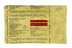 Damita M 10/1000 Tablet 10