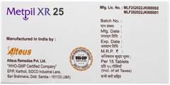 Metpil Xr 25 Tablet 15 Metpil Xr 25 Tablet 15