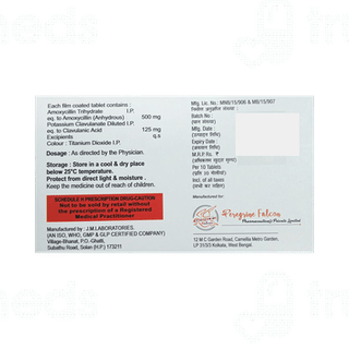Amoxon Cv 625 Tablet 10