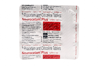 Neurocetam Plus 500/800 MG Tablet 15