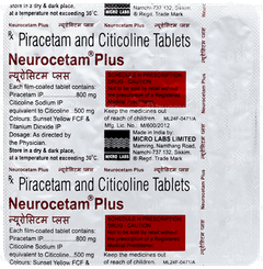 Neurocetam Plus Tablet 15 Neurocetam Plus Tablet 15
