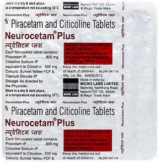 Neurocetam Plus Tablet 15