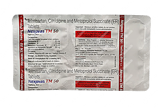 Nexovas Tm 50/10/40 MG Tablet Er 10