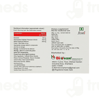 Arthraheal 50/750/250 MG Tablet 10