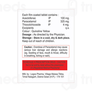 Axclopain Tp 4/100/25 Mg Tablet 10