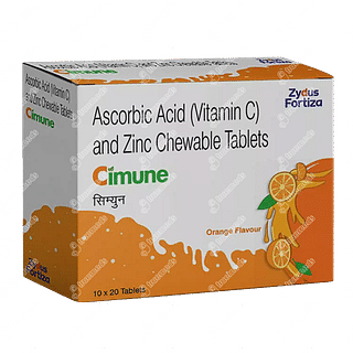 Cimune Orange Flavour Chewable Tablet 20