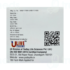 Acelive 100/325/250 MG Tablet Mr 10