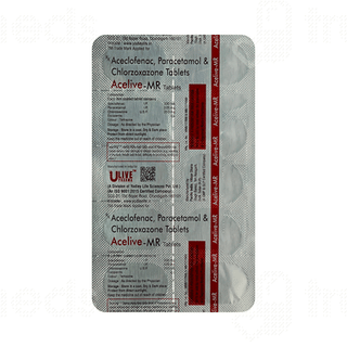 Acelive 100/325/250 MG Tablet Mr 10