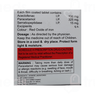 Aceloz Sp Tablet 10