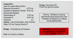 Met Xl 3d 25/12.5 Tablet 15