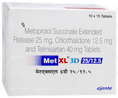 Met Xl 3d 25/12.5 Tablet 15