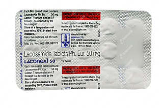 Laconext 50 MG Tablet 15