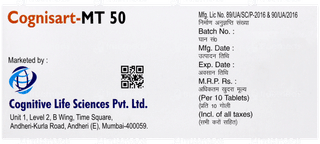 Cognisart Mt 50 Tablet 10