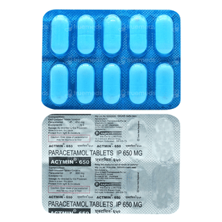 Actmin 650 Mg Tablet 10
