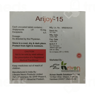 Arijoy 15 MG Tablet 10