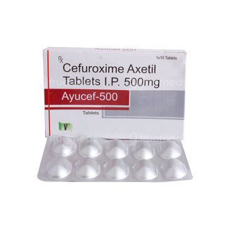 Ayucef 500 Mg Tablet 10