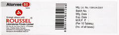 Atorvee 80 Tablet 10