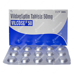 Vilcose 50 Tablet 15