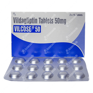 Vilcose 50 MG Tablet 15