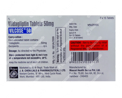 Vilcose 50 Tablet 15