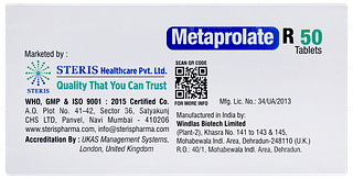 Metaprolate R 50 Tablet 10