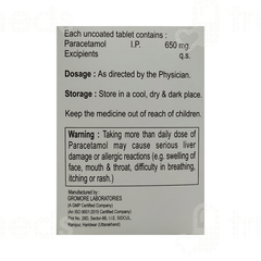 Akmol 650 Mg Tablet 10