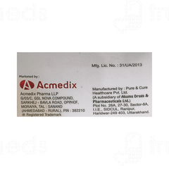 Acmetel Ln 10/40 Mg Tablet 10 Acmetel Ln 10/40 Mg Tablet 10