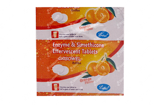 Gasowel Orange Flavour Effervescent Tablet 2