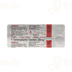 Adiglipt 20 MG Tablet 10 Adiglipt 20 MG Tablet 10